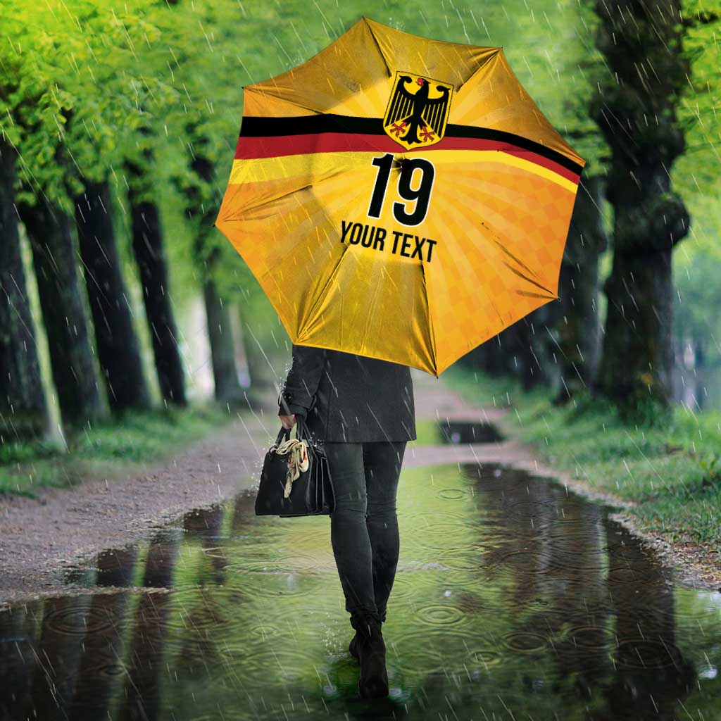 Custom Germany Heritage Eagle Umbrella German Eagle with Flag Design - Wonder Print Shop