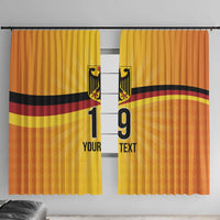 Custom Germany Heritage Eagle Window Curtain German Eagle with Flag Design - Wonder Print Shop