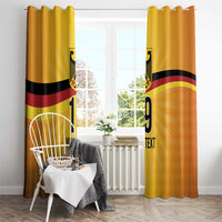 Custom Germany Heritage Eagle Window Curtain German Eagle with Flag Design - Wonder Print Shop