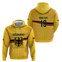Custom Germany Heritage Eagle Zip Hoodie German Eagle with Flag Design - Wonder Print Shop