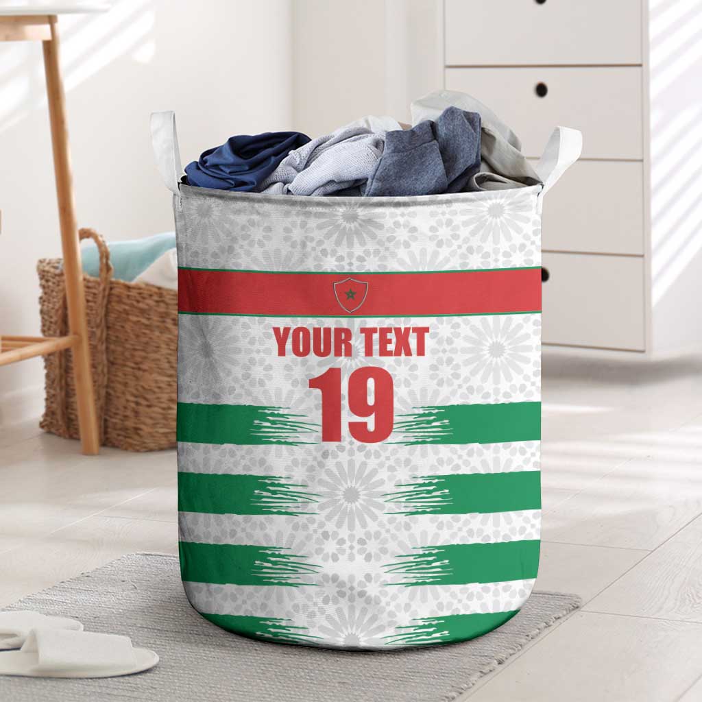 Custom Morocco Football Laundry Basket Road To Football Glory - Wonder Print Shop