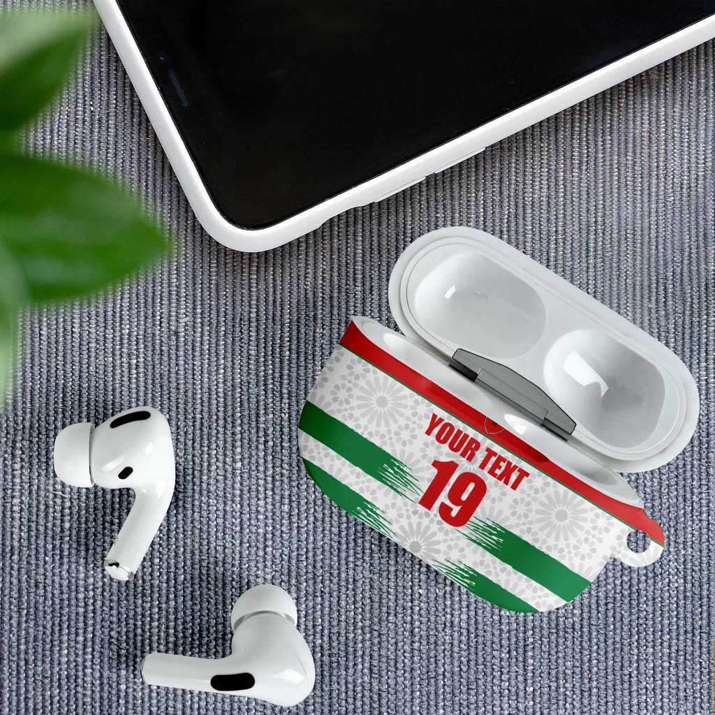 Custom Morocco Football AirPods Case Road To Football Glory - Wonder Print Shop