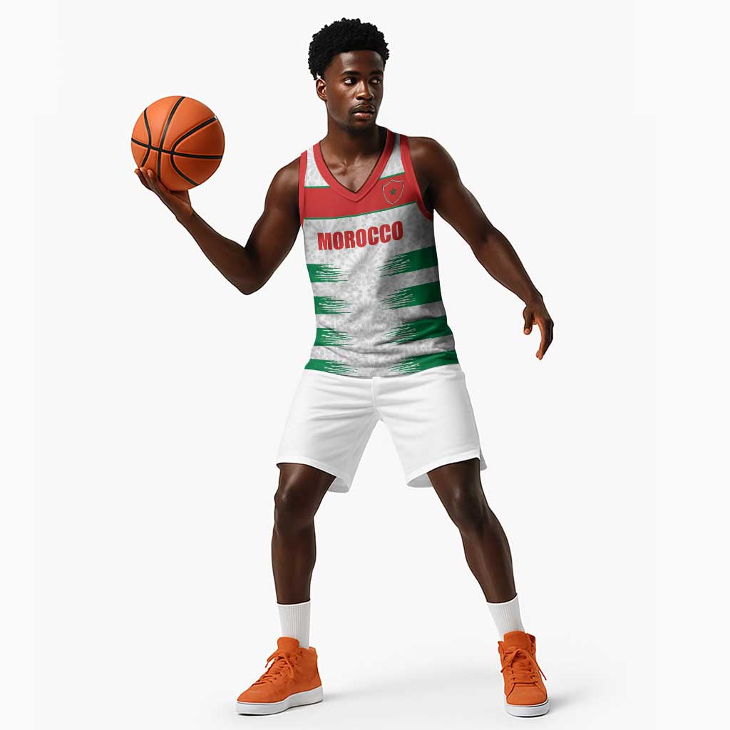 Custom Morocco Football Basketball Jersey Road To Football Glory - Wonder Print Shop