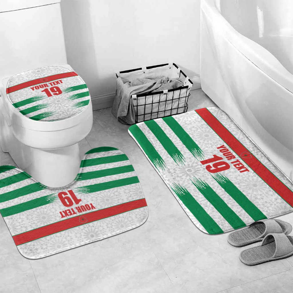 Custom Morocco Football Bathroom Set Road To Football Glory - Wonder Print Shop