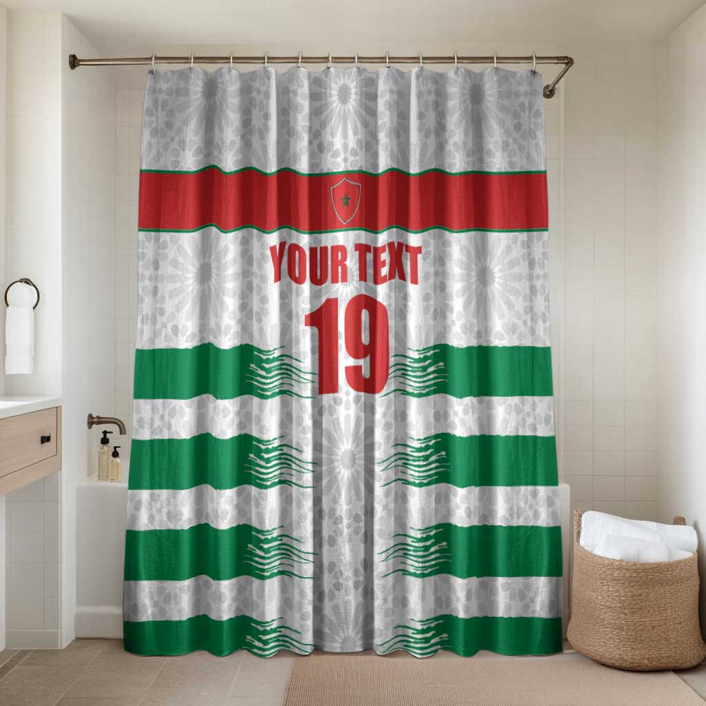 Custom Morocco Football Bathroom Set Road To Football Glory - Wonder Print Shop