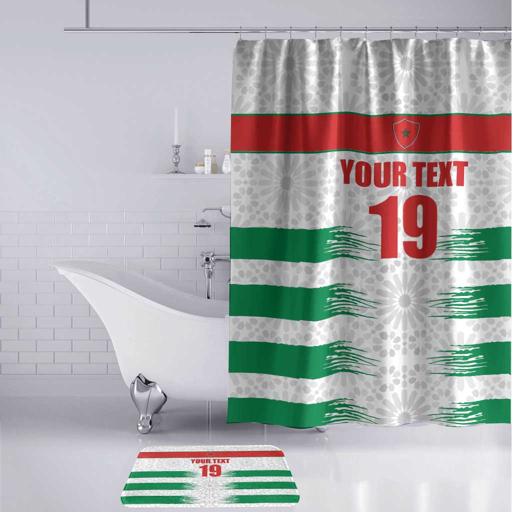 Custom Morocco Football Bathroom Set Road To Football Glory - Wonder Print Shop