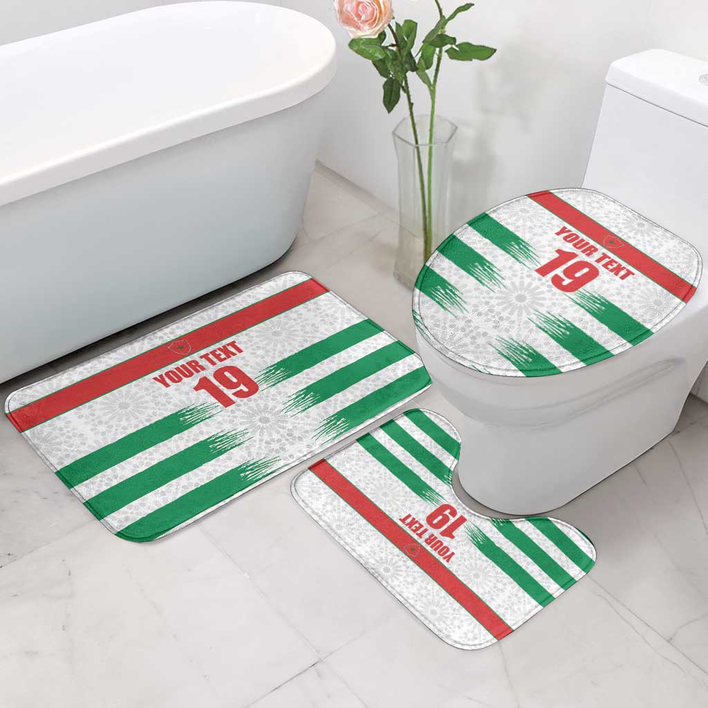 Custom Morocco Football Bathroom Set Road To Football Glory - Wonder Print Shop