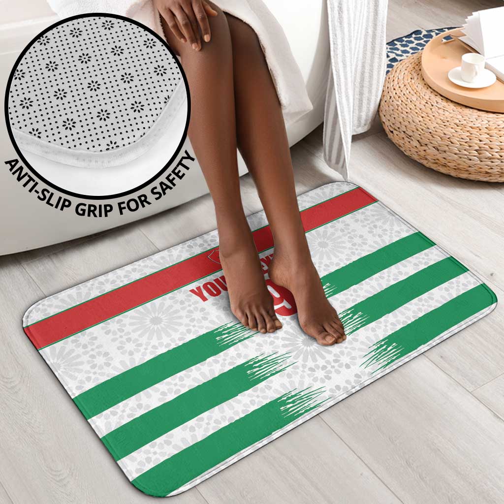 Custom Morocco Football Bathroom Set Road To Football Glory - Wonder Print Shop