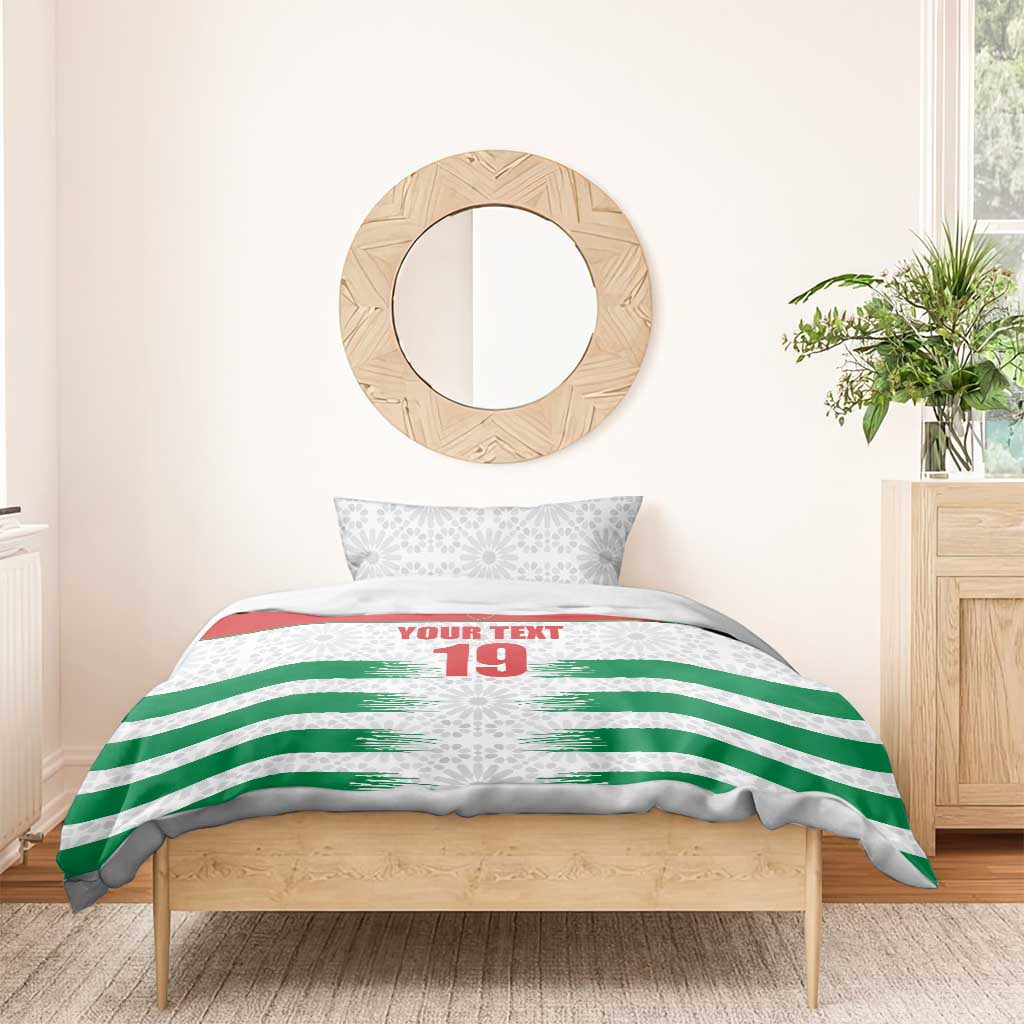 Custom Morocco Football Bedding Set Road To Football Glory - Wonder Print Shop