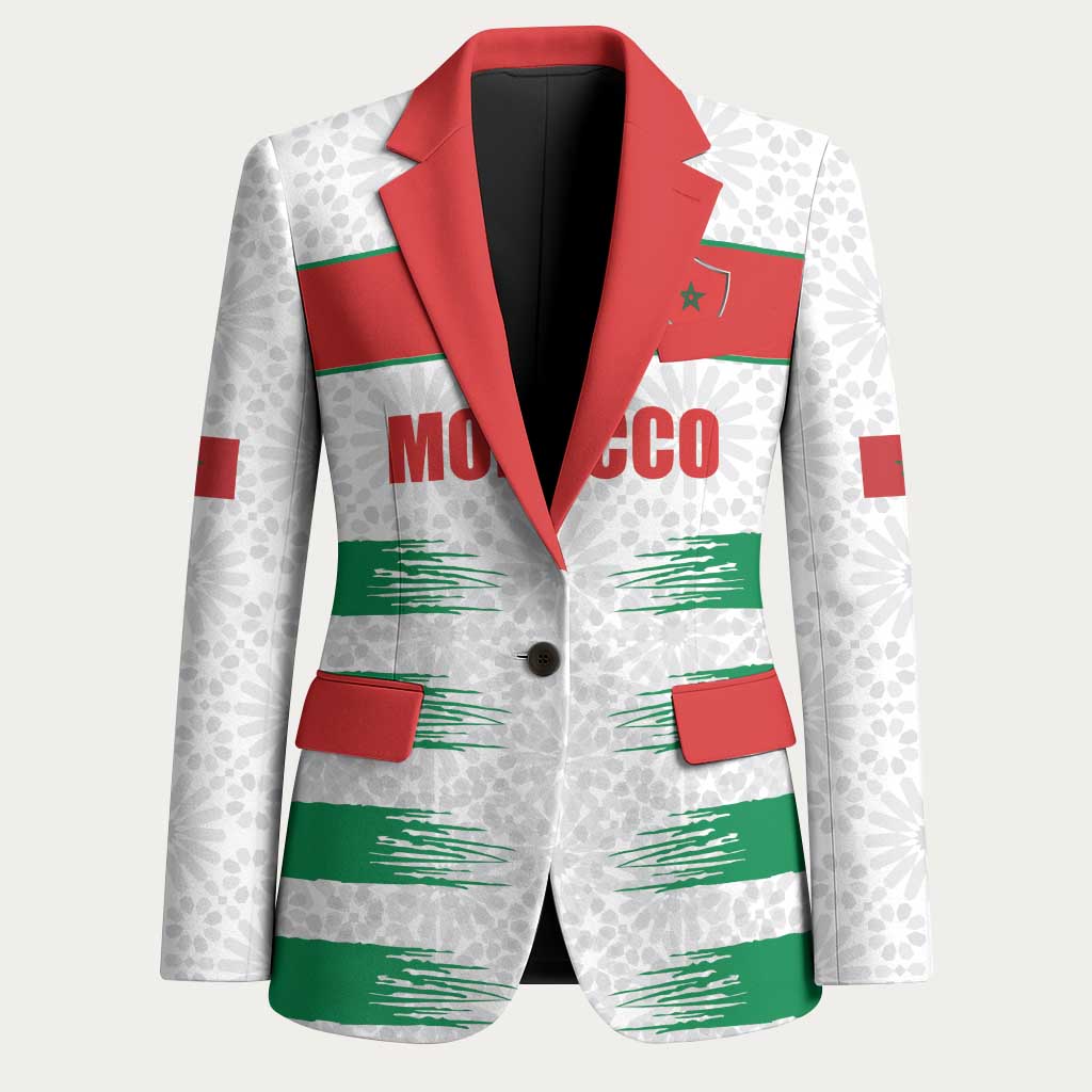 Custom Morocco Football Blazer Road To Football Glory - Wonder Print Shop
