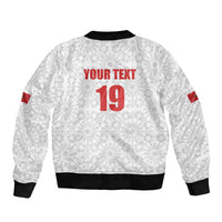 Custom Morocco Football Bomber Jacket Road To Football Glory - Wonder Print Shop