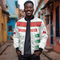 Custom Morocco Football Bomber Jacket Road To Football Glory - Wonder Print Shop