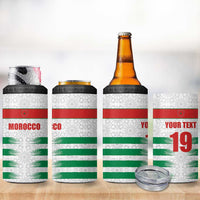 Custom Morocco Football 4 in 1 Can Cooler Tumbler Road To Football Glory - Wonder Print Shop
