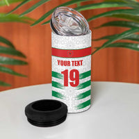 Custom Morocco Football 4 in 1 Can Cooler Tumbler Road To Football Glory - Wonder Print Shop
