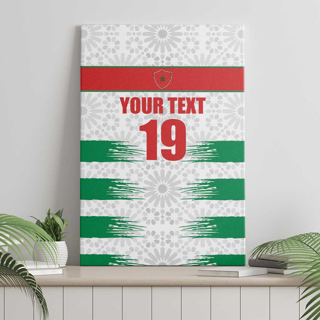 Custom Morocco Football Canvas Wall Art Road To Football Glory - Wonder Print Shop