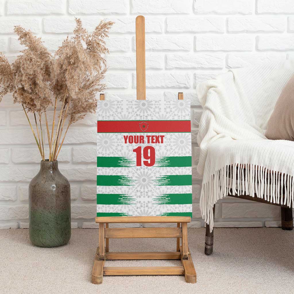 Custom Morocco Football Canvas Wall Art Road To Football Glory - Wonder Print Shop