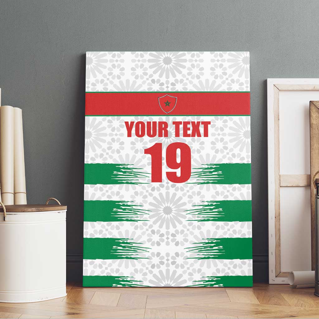 Custom Morocco Football Canvas Wall Art Road To Football Glory - Wonder Print Shop
