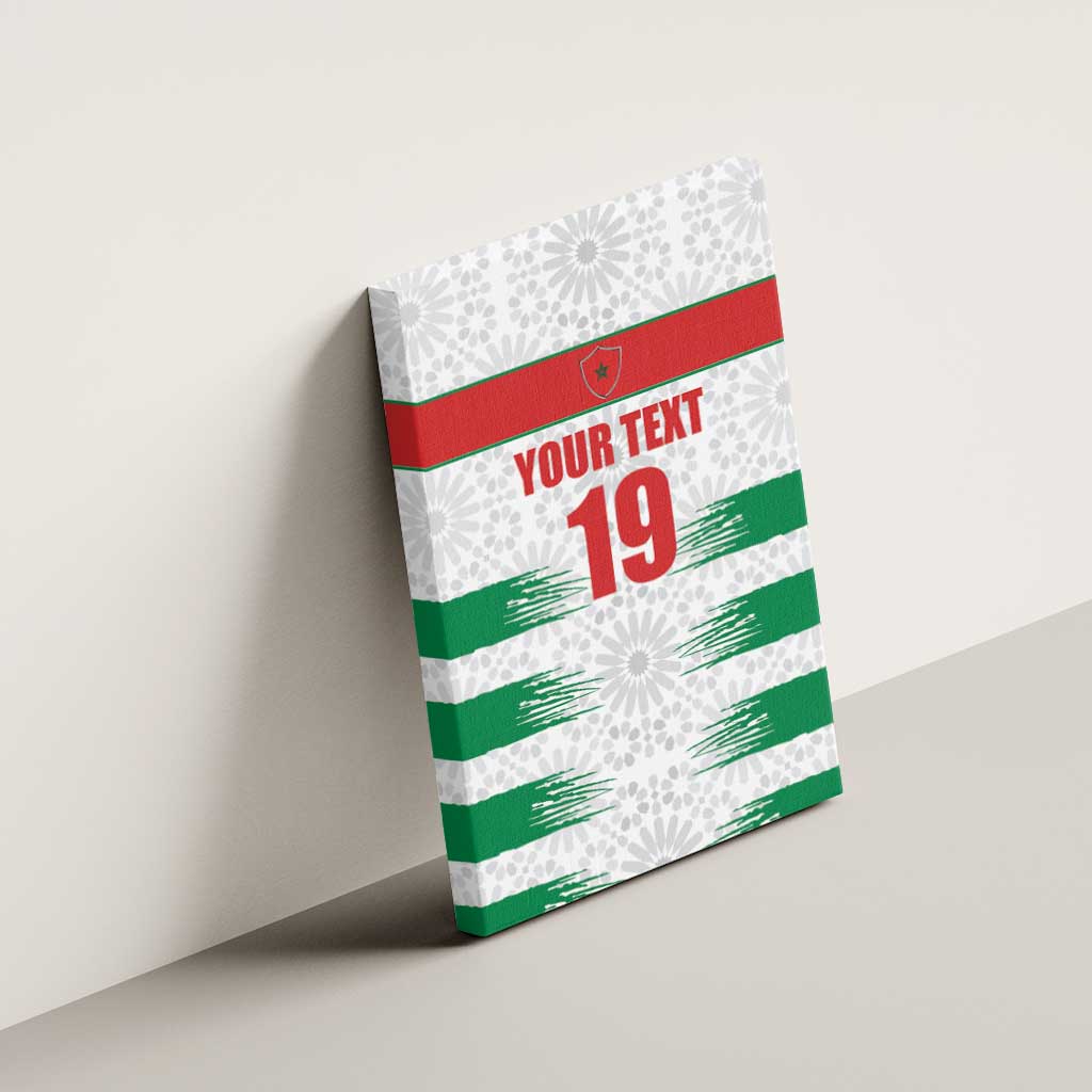 Custom Morocco Football Canvas Wall Art Road To Football Glory - Wonder Print Shop