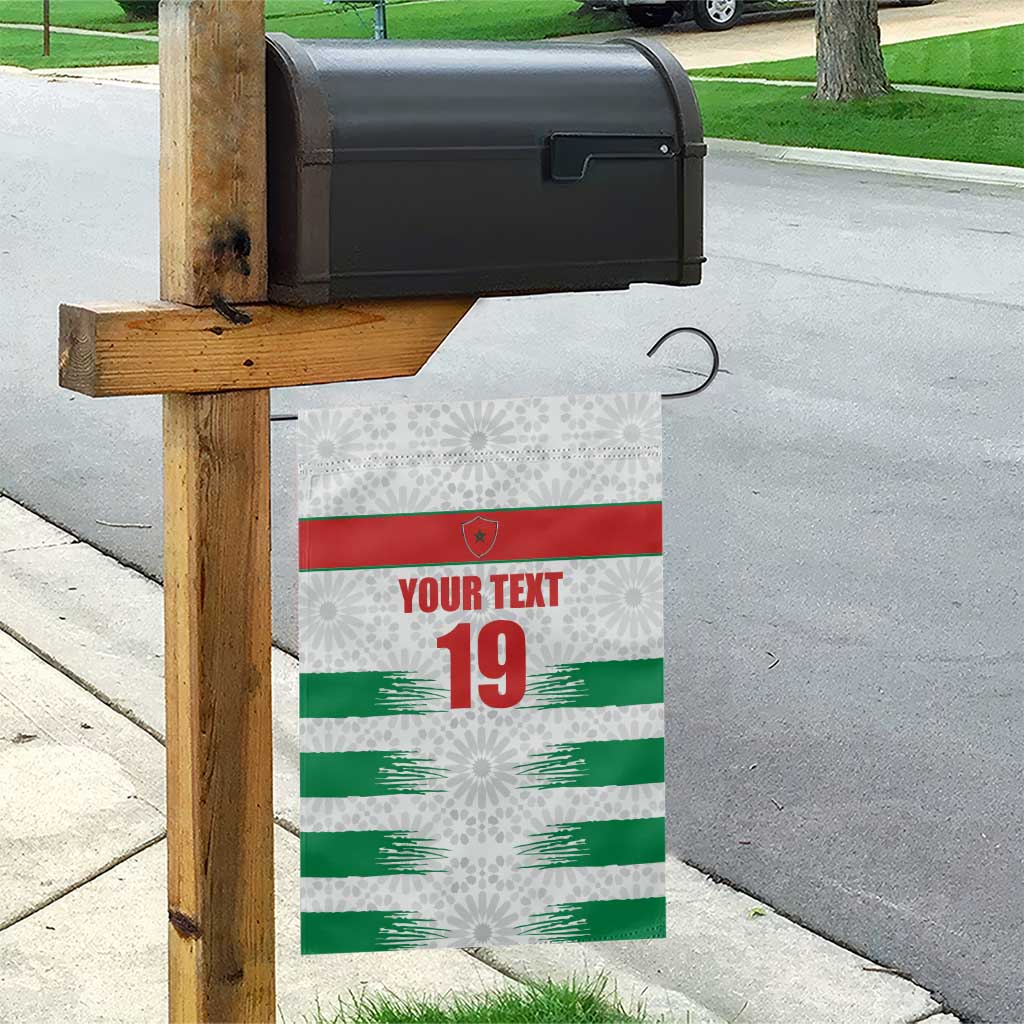 Custom Morocco Football Garden Flag Road To Football Glory - Wonder Print Shop