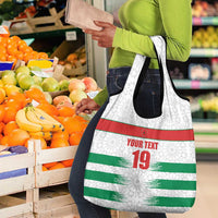 Custom Morocco Football Grocery Bag Road To Football Glory - Wonder Print Shop