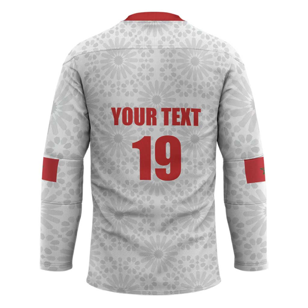 Custom Morocco Football Hockey Jersey Road To Football Glory - Wonder Print Shop