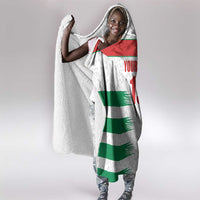 Custom Morocco Football Hooded Blanket Road To Football Glory - Wonder Print Shop