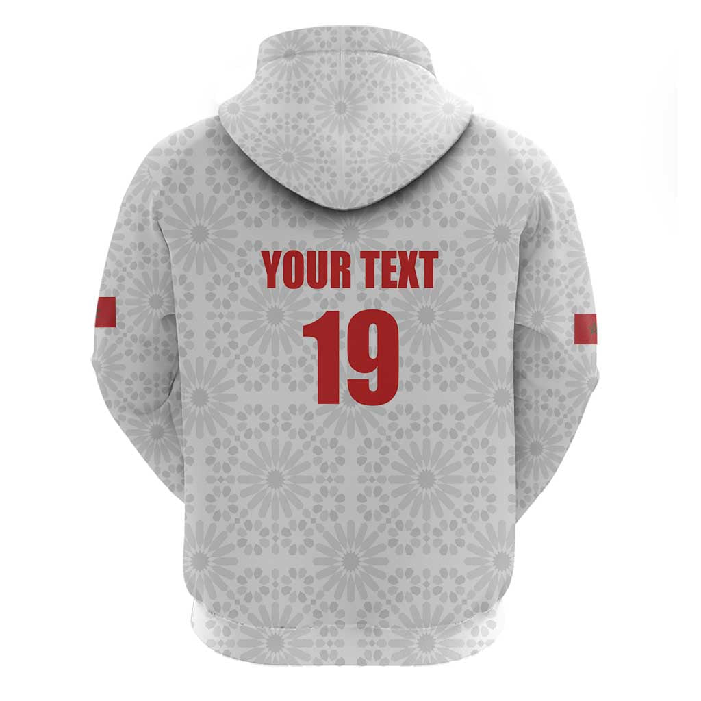Custom Morocco Football Hoodie Road To Football Glory - Wonder Print Shop