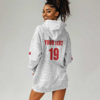 Custom Morocco Football Hoodie Dress Road To Football Glory - Wonder Print Shop