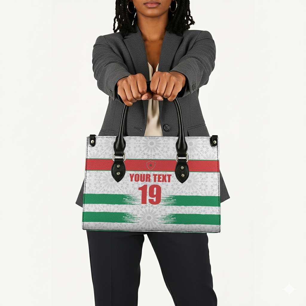 Custom Morocco Football Leather Bag Road To Football Glory - Wonder Print Shop