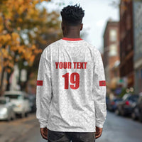 Custom Morocco Football Long Sleeve Shirt Road To Football Glory - Wonder Print Shop