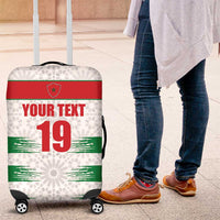 Custom Morocco Football Luggage Cover Road To Football Glory - Wonder Print Shop