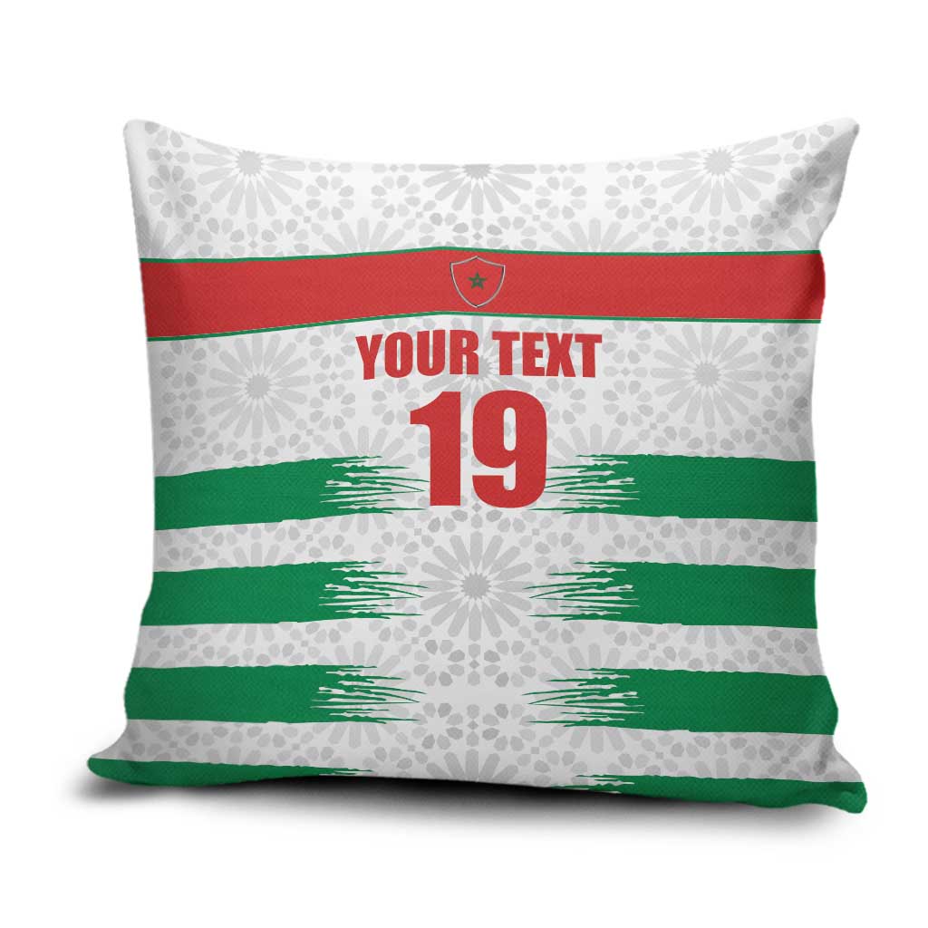 Custom Morocco Football Pillow Cover Road To Football Glory - Wonder Print Shop