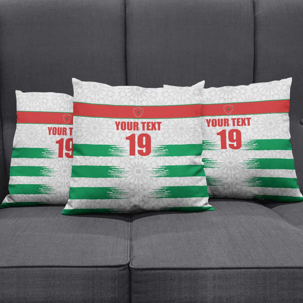 Custom Morocco Football Pillow Cover Road To Football Glory - Wonder Print Shop