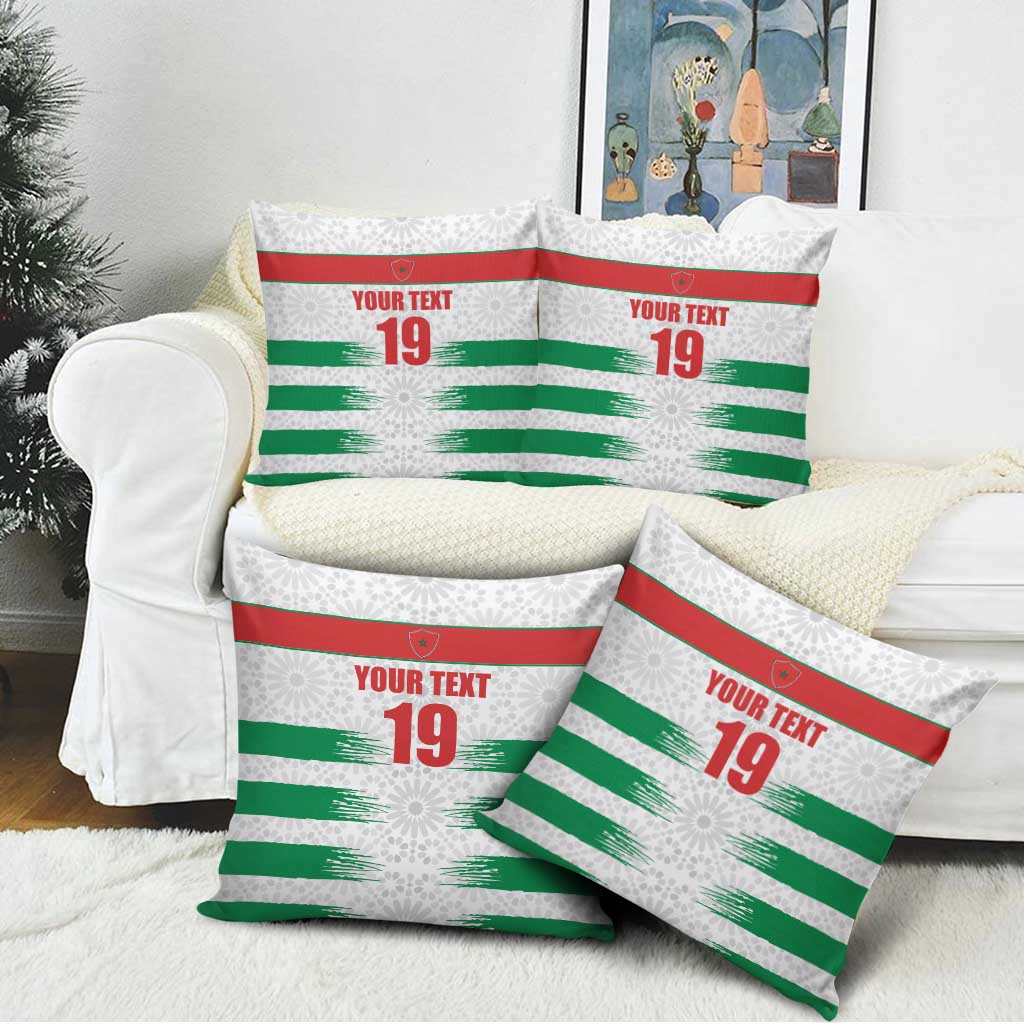 Custom Morocco Football Pillow Cover Road To Football Glory - Wonder Print Shop