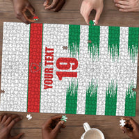 Custom Morocco Football Puzzle Road To Football Glory - Wonder Print Shop