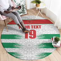 Custom Morocco Football Round Carpet Road To Football Glory - Wonder Print Shop
