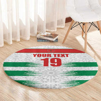 Custom Morocco Football Round Carpet Road To Football Glory - Wonder Print Shop