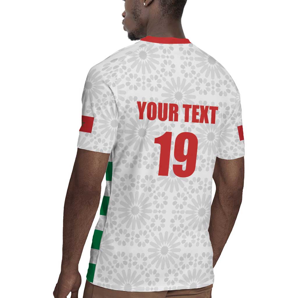 Custom Morocco Football Rugby Jersey Road To Football Glory LT19