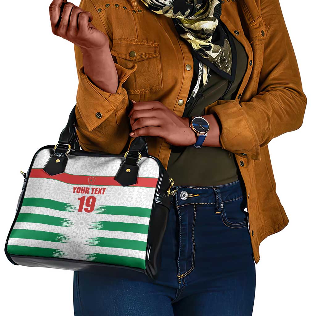 Custom Morocco Football Shoulder Handbag Road To Football Glory - Wonder Print Shop