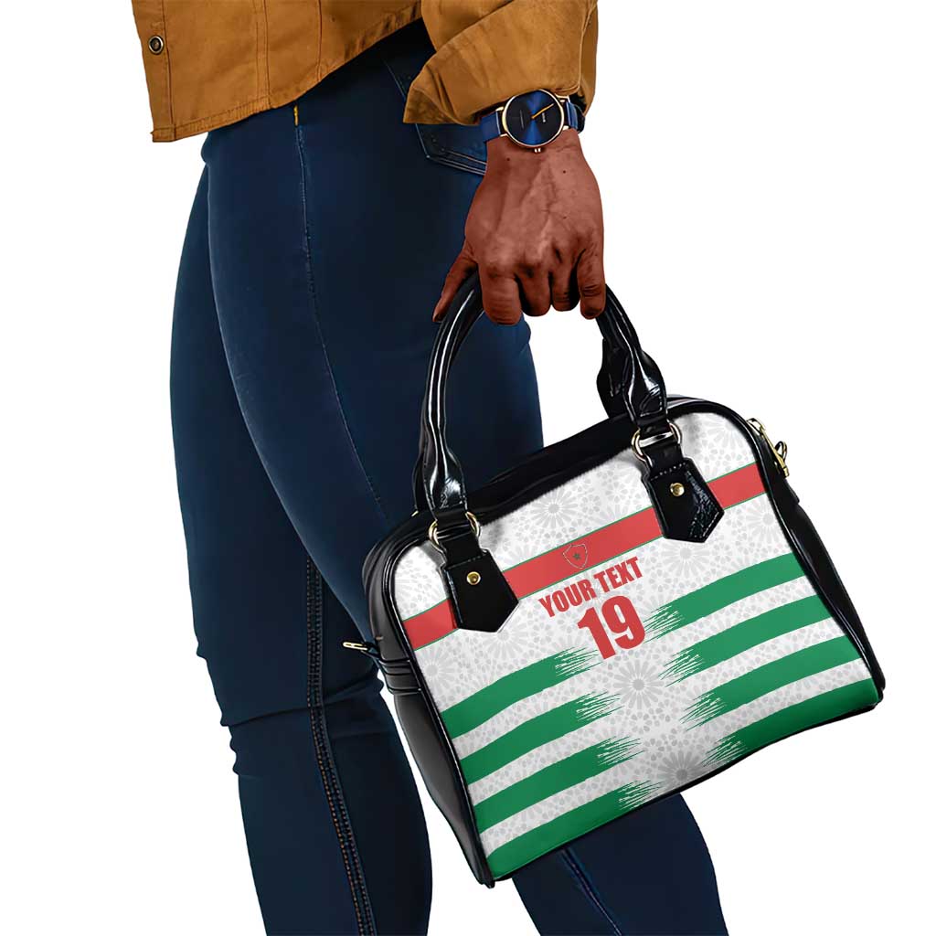 Custom Morocco Football Shoulder Handbag Road To Football Glory - Wonder Print Shop