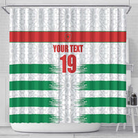 Custom Morocco Football Shower Curtain Road To Football Glory - Wonder Print Shop