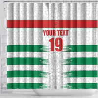 Custom Morocco Football Shower Curtain Road To Football Glory - Wonder Print Shop