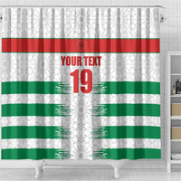 Custom Morocco Football Shower Curtain Road To Football Glory - Wonder Print Shop