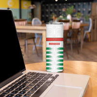Custom Morocco Football Skinny Tumbler Road To Football Glory - Wonder Print Shop