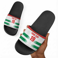 Custom Morocco Football Slide Sandals Road To Football Glory - Wonder Print Shop