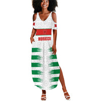 Custom Morocco Football Summer Maxi Dress Road To Football Glory LT19