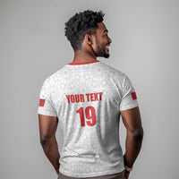 Custom Morocco Football T shirt Road To Football Glory LT19