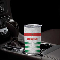 Custom Morocco Football Tumbler Cup Road To Football Glory - Wonder Print Shop
