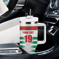 Custom Morocco Football Tumbler With Handle Road To Football Glory - Wonder Print Shop