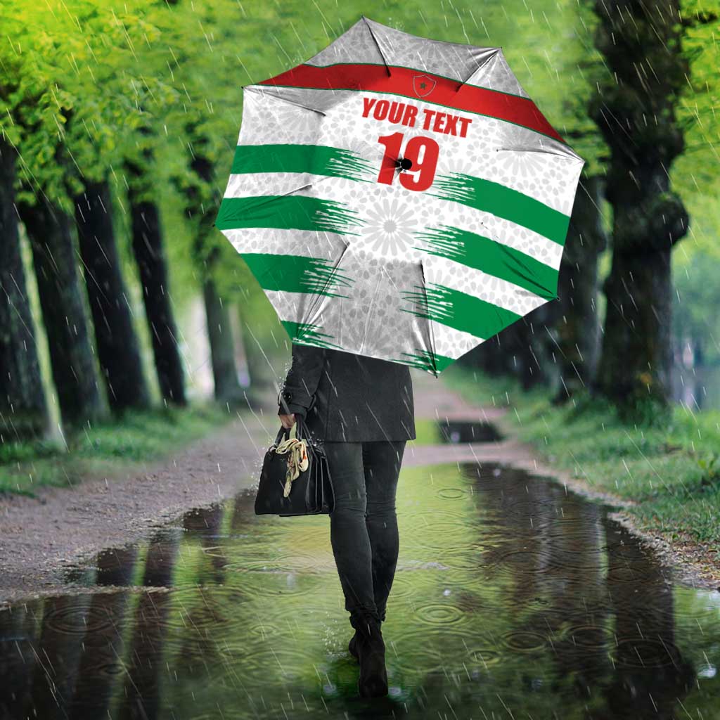 Custom Morocco Football Umbrella Road To Football Glory - Wonder Print Shop